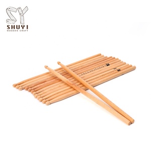 Bacchette in <span class=keywords><strong>Legno</strong></span> d'Acero 5A con Impugnatura Antiscivolo, Bacchette per Percussioni per Set di Batteria, Forniture per Scuole di Musica, Bacchette in <span class=keywords><strong>Legno</strong></span> all'Ingrosso - Product Image 2