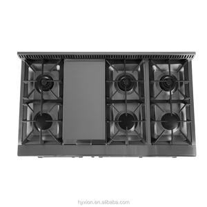 فرن غاز مزدوج HRG4808U مع مواقد بقوة 15000 وحدة حرارية بريطانية - Product Image 3