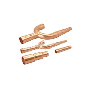 Air conditioner spare parts refnet joint or y branch joint copper pipe for vrv refnet joint for midea