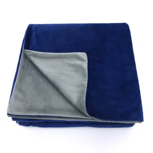 2021 Hot Selling Doppels ch ichten Polyester Throw Super weiche warme haut freundliche Minky gewichtete Decke für Kleinkinder