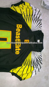 Maillots de football personnalisés en Spandex/Polyester avec épaules et manches courtes en twill sublimé - Product Image 2