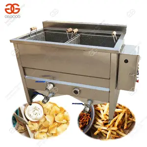 Промышленные Газовые картофельные чипсы фритюрница машина жарки картофеля в ресторанах