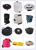 Corde de combat en nylon pour entraînement musculaire, Cross Fit, fitness, 9m-11m, longueurs personnalisables, service OEM