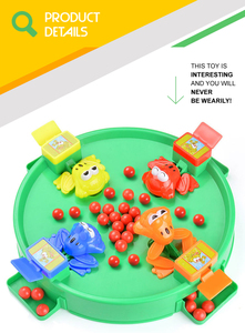 Push the hungry frog para <span class=keywords><strong>comer</strong></span>, cuentas, juego de mesa personalizado para 4 niños, interactivo - Product Image 2