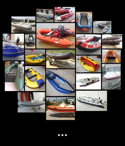(CE) Pvc 4,2 mt aufblasbare katamaran fiberglas starren rippe außenbordmotor fischerboot rib420c weiß - Product Image 3
