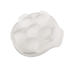Assiette à <span class=keywords><strong>Escargot</strong></span> en céramique, 6 trous de haute qualité, vente en gros 1 pièce - Product Image 3