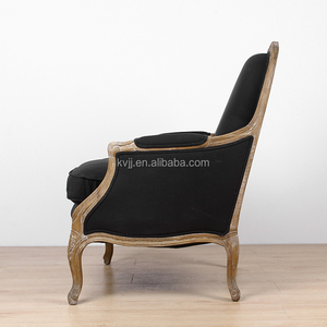 <span class=keywords><strong>Fauteuil</strong></span> noir français KVJ-7610 en bois et tissu, style <span class=keywords><strong>Louis</strong></span> <span class=keywords><strong>XV</strong></span>, XVI, XVII, chaise de salle à manger - Product Image 4