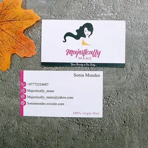 Custom Speciaal Papier Visitekaartje Naam Card Printing