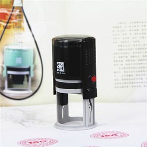 Venta al por mayor sello de la impresora redondo 40 MM útiles escolares <span class=keywords><strong>auto</strong></span> entintado sello promocional Ruber sellos - Product Image 3