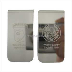 New Silver Money Clip Stainless Money Clips With Custom Own Logo