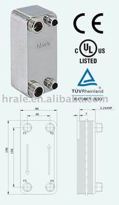 Scambiatore di Calore a Piastre Piatte in Acciaio Inox Hrale ad Alta Precisione con Garanzia di 1 Anno - Product Image 2