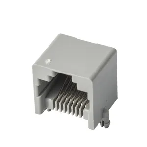 Ethernet cable rj45 connector, single/multi-port rj45 connector