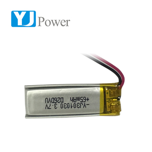 Longevo lipo batería 301030 65 mAh <span class=keywords><strong>3</strong></span>,7 V batería de polímero de litio para bluetooth - Product Image 2