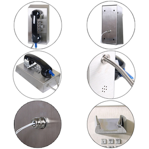 Chất lượng cao Vandal Resistant tù VoIP điện thoại, gồ ghề Voice Over IP điện thoại cho nhà tù, phục hồi chức năng trung tâm điện thoại - Product Image 4