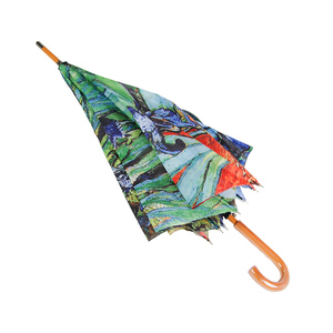 <strong>Custom</strong> Logo <strong>Pattern</strong> 23 Inch Van Gogh Straight <strong>Umbrella</strong> to Paint - Product Image 1