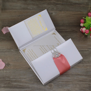 Rubans et nœuds de luxe personnalisés, 50 pièces, pour boîte en soie, Invitations de <span class=keywords><strong>mariage</strong></span> - Product Image 6