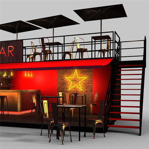 Maisons de bar en conteneurs maritimes à faible coût, design tendance, habitables, <span class=keywords><strong>maison</strong></span> de 40 pieds avec petite cuisine, nouveauté <span class=keywords><strong>2022</strong></span> - Product Image 5