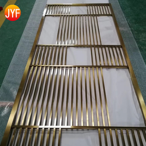 ZZ34 Bán Buôn Laser Cut Kim Loại Lưới Mdf Trang Trí Treo Phòng Divider - Product Image 3