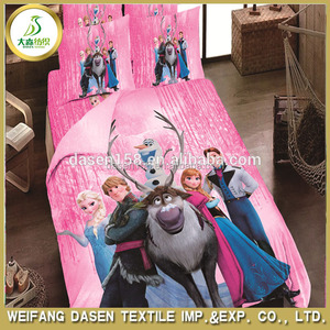 <span class=keywords><strong>Tissu</strong></span> de literie 100% coton imprimé, nouvelle conception frozen land - Product Image 4