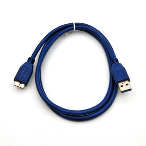 อะแดปเตอร์แปลงข้อมูลความเร็วสูงแบบ USB 3.0สายไมโคร <span class=keywords><strong>B</strong></span> ตัวผู้ต่อขยายไมโคร <span class=keywords><strong>B</strong></span> สายเคเบิลพีวีซีสำหรับกล้องคอมพิวเตอร์ - Product Image 4