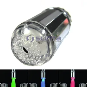 LED Water Faucet Light Color Change Water Tap with Chrome Surface