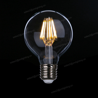 Ampoule led à filament, alimenté par piles, G80 G95 G125, 3.5W, 6V, 9V, 12V, 24V, globe