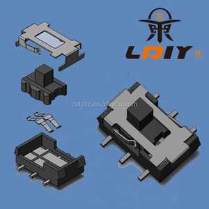 Interruptor deslizante smd de 7x4x3,5mm, mini interruptor de palanca vertical de 12v, interruptores de mango de empuje, ROHS - Product Image 4