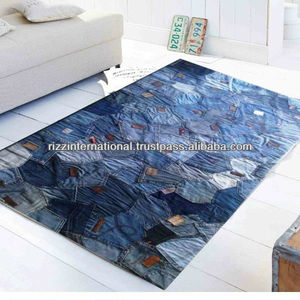 Alfombras vaqueras de alta calidad, bolsillo trasero, indio, hecho a mano - Product Image 1