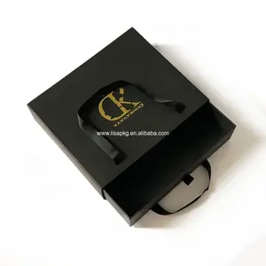 Box packaging boxes for hair custom logo varnishing extension black virgin hair packaging drawer elegant hair extension hair packaging drawer box for 4 bundles of hair packaging