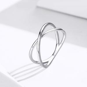 <span class=keywords><strong>Bague</strong></span> <span class=keywords><strong>croix</strong></span> en <span class=keywords><strong>argent</strong></span> sterling S925 pour <span class=keywords><strong>femme</strong></span> Design classique plaqué platine pour cadeau ou fête - Product Image 2