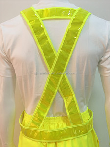 Gros Chine Fabrication Haute Visibilité PVC Personnalisé Réfléchissant Sash La Sécurité De Marche Ceinture Sans Fermeture Éclair - Product Image 6