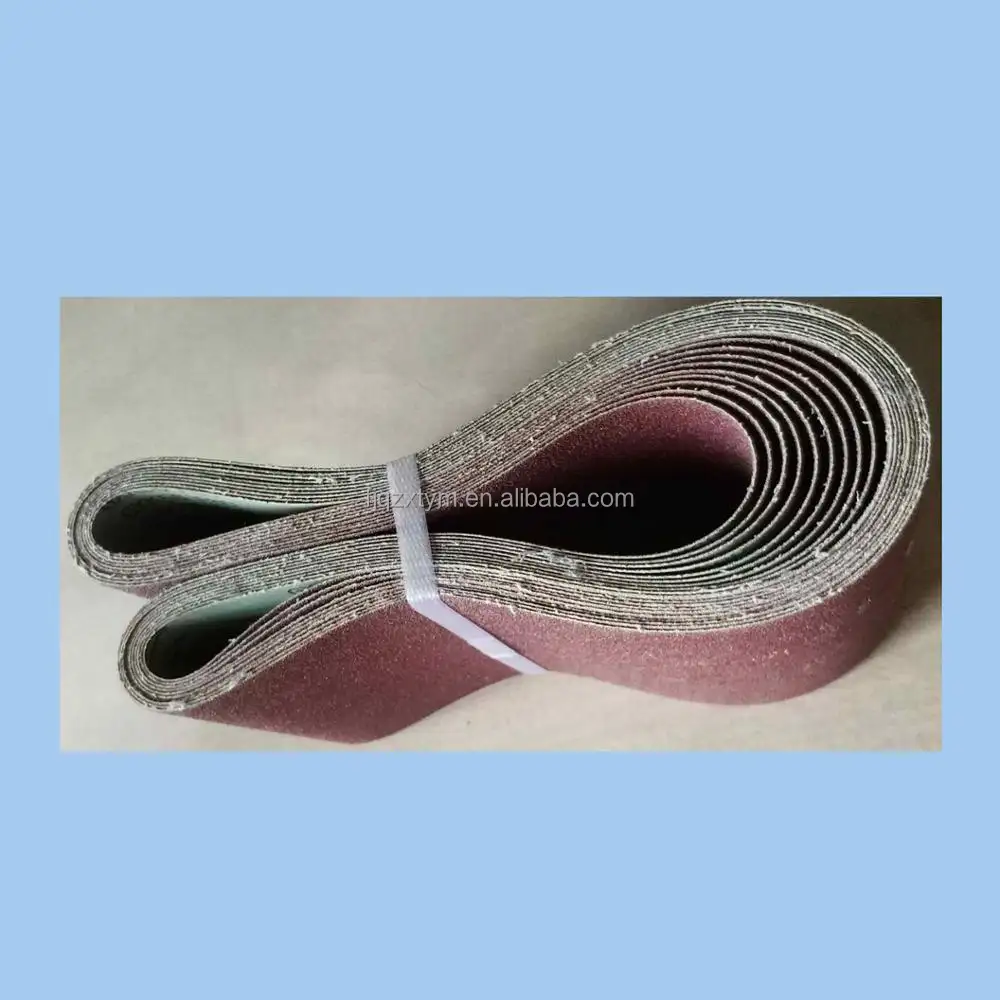 10 Pieces packed 3" X 21" 120 Grit Emery abrasive Belt