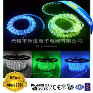 2016 nouveau produit de noël étanche IP65 ronde 3 fil multicolore extérieure led rope light - Product Image 2