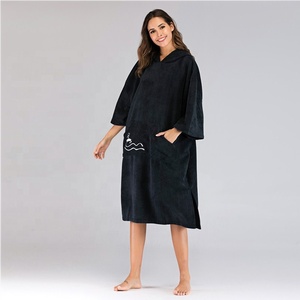 Asciugamano <span class=keywords><strong>Poncho</strong></span> con cappuccio in spugna di spugna in microfibra di nuovo stile per adulti con cappuccio Surf <span class=keywords><strong>Poncho</strong></span> asciugamano - Product Image 6