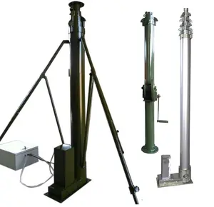 12M 15M 16M 17M 18M nhiệm vụ nặng nề điện cơ giới Viễn Thông tháp telescoping mast cực