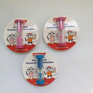 Tùy chỉnh trẻ em hiện đại tắm hẹn giờ với nhựa và thẻ giấy 2-4 phút Thời gian cát - Product Image 2