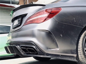 Bộ Phận Thân Xe Carbon Rear Bumper Lip Vây Spoiler Winglet Splitters Cho Mercedes Benz W117 C117 CLA - Product Image 6