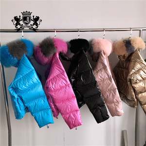 Vendita caldo Raccolto Bolla Giacche Attraente Oro e Del Nastro Delle Donne di Inverno Bomber Giacca <span class=keywords><strong>Con</strong></span> <span class=keywords><strong>Pelliccia</strong></span> - Product Image 6