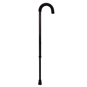 <span class=keywords><strong>Canne</strong></span> <span class=keywords><strong>de</strong></span> <span class=keywords><strong>marche</strong></span> médicale à bas prix en aluminium avec poignées en plastique gris et tube argenté brillant - Product Image 3