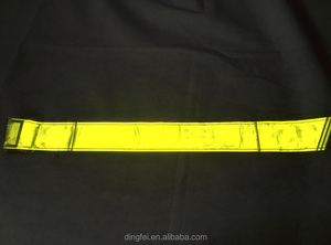 Sáng 8cm màu xanh lá cây màu vàng phản quang cảnh báo Băng PVC vành đai cho an toàn vest - Product Image 4