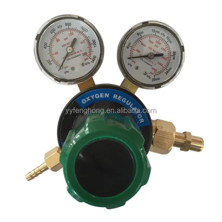 Regulator Silinder Gas Oksigen Tekanan Tinggi Tipe Victor CGA580 CGA992 G5/8 W21.8