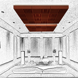 Soundbox D30S HIFI <span class=keywords><strong>Room</strong></span> Ceiling Acoustic Set Bữa Ăn Treo Bằng Gỗ Rắn Bảng Điều Khiển Âm Thanh - Product Image 1