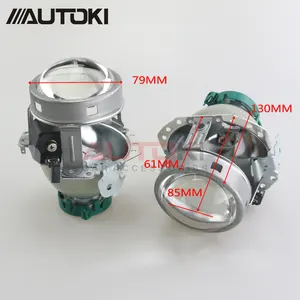 Autoki OEM E55 Bi 氙气投影机车头灯 D2S H4 双氙气 hid 投影机镜头