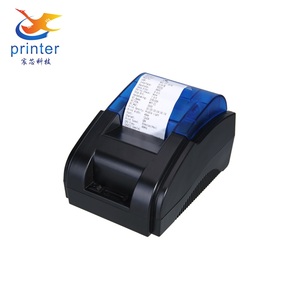 Impresora térmica portátil de recibos de 58mm, portátil, en blanco y negro, 203DPI, conectividad BT para uso en restaurantes - Product Image 5