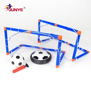 USB充電式 室内ホバーサッカー フットボールディスクおもちゃ 100cm 吊り下げ式フローティングゴールネットセット スポーツ玩具 子供用 6cmサイズ - Product Image 5