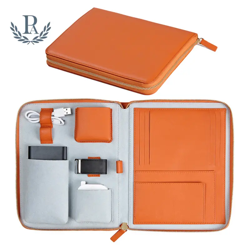 Custom first class tech case travel essentials organizer bag