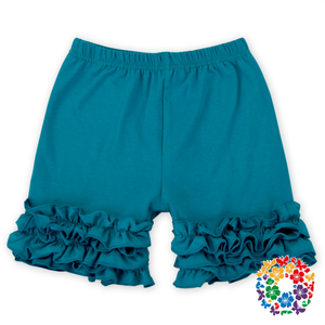 Colmena del niño cortocircuitos del bebé Icing Ruffle cortocircuitos de las muchachas del verano del algodón - Product Image 1