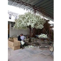 Décorations de mariage, arbres artificiels en fleurs de cerisier en soie pour intérieur, vente en gros
