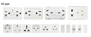 Prises <span class=keywords><strong>de</strong></span> sol escamotables 110V-220V, 2 prises standard US, CE, avec mise à la terre automatique et réseau RJ45 - Product Image 5