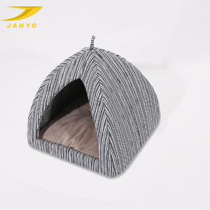 <strong>Comfortable</strong> <strong>Soft</strong> Canvas Triangle <strong>Dog</strong> <strong>House</strong> Cut <strong>Dog</strong> <strong>House</strong> Warmly Printed Pet <strong>Dog</strong> <strong>House</strong> for Rest - Product Image 3